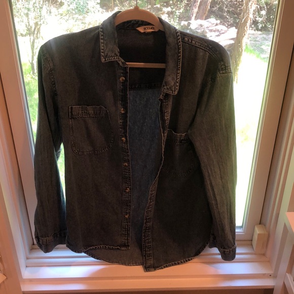 Long sleeve jean button up - Picture 1 of 1
